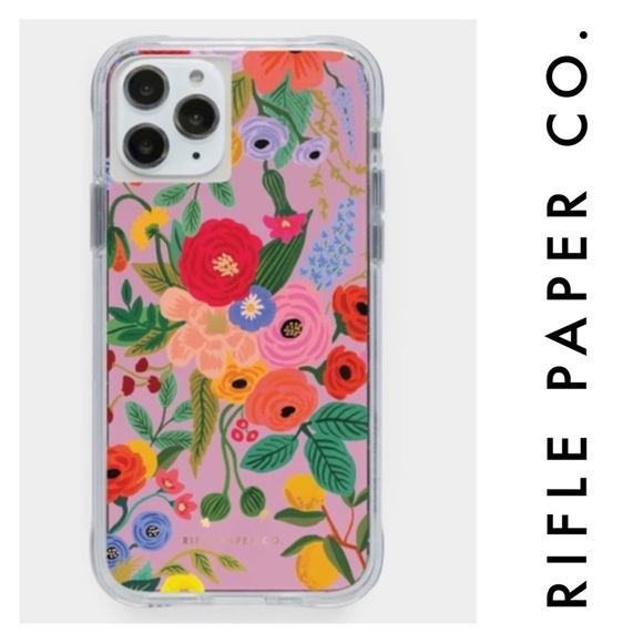 New! Rifle Paper Co. Clear Garden Party Blush iPhone Case | iPhone 11 Pro Max
